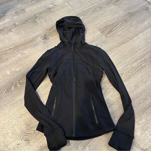 Black lululemon define jacket hoodie size 2